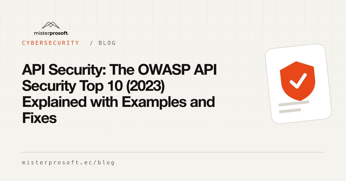 API Security: The OWASP API Security Top 10 (2023) Explained with Examples and Fixes