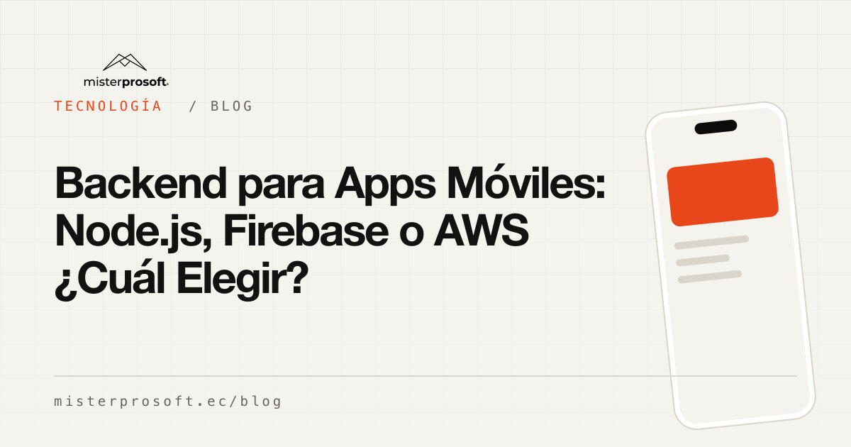 Backend for Mobile Apps: Node.js, Firebase or AWS — Which to Choose ...